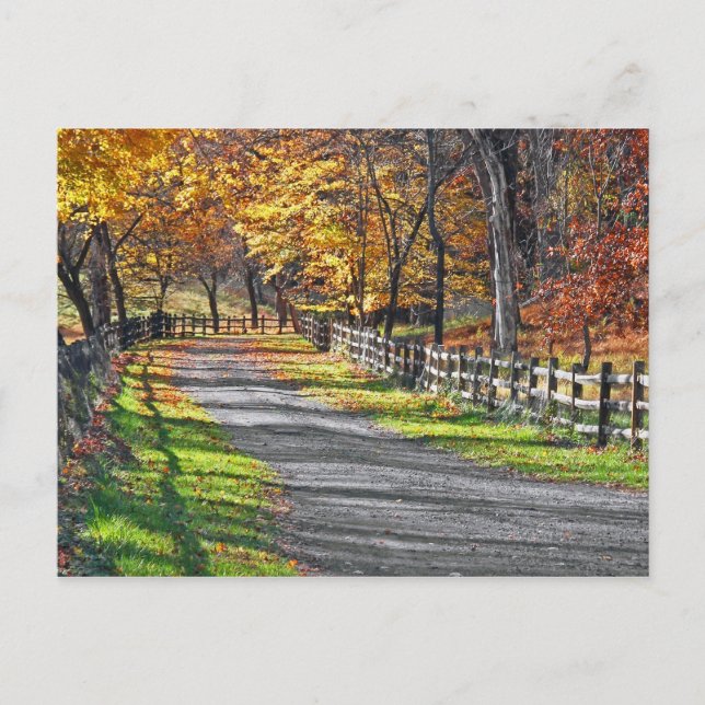 Landsbygdens höst vykort (Framsida)