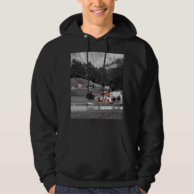 Landsbygdens landskap hoodie (Framsida)