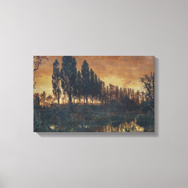 Landsbygdens landskap i Bayern (Tyskland) Canvastryck