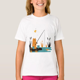 Landsbygdens landskap med en blomsteräng t shirt
