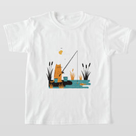 Landsbygdens landskap med en blomsteräng t shirt