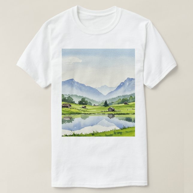 Landsbygdens landskap t shirt (Design framsida)