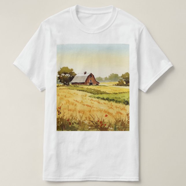 Landsbygdens landskap t shirt (Design framsida)
