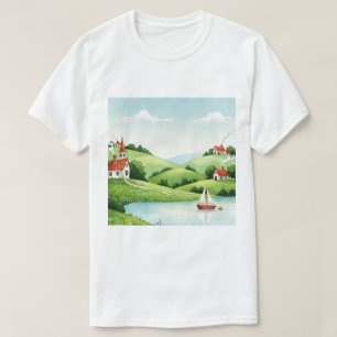 Landsbygdens landskap t shirt