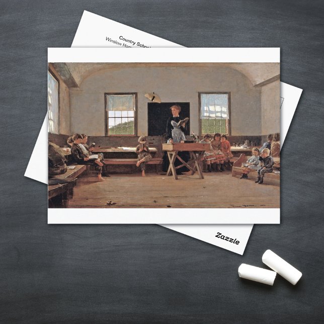 Landsbygdens skola Winslow Homer Vykort (Skapare uppladdad)