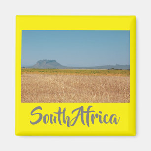 Landsbygdens södra Afrika Landskapsbergsvy Magnet
