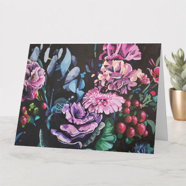 Landsbygdsblomma Viklad Välkomstkort Kort (Liten växt)