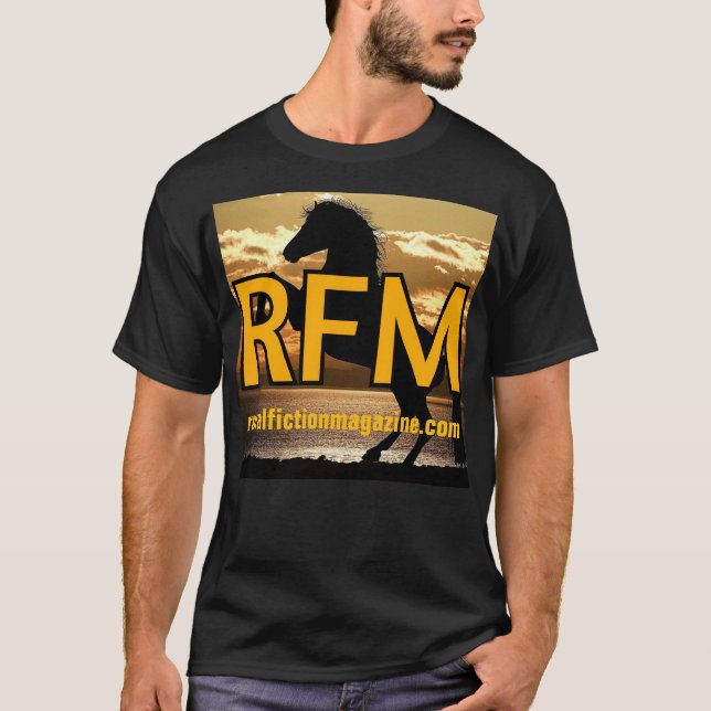 Landsbygdsfack Magazine Logotyp horse and sunset T Shirt (Framsida)