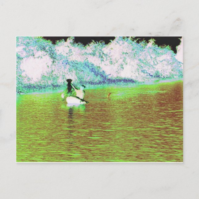 Landsbygdsfiske i Kuba Vykort (Framsida)