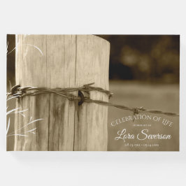 Landsbygdsgårdens stängsel efter Firande i livets  Gästböcker