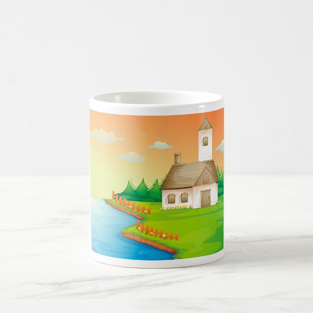 Landsbygdshuset vid Sjö Kaffemugg (Skapare uppladdad)