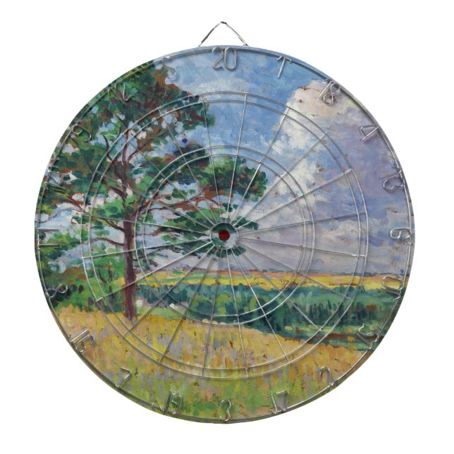 Landsbygdslandskapet kring Méréville, Frankrike (A Darttavla (Framsidan)