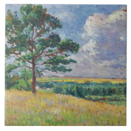 Landsbygdslandskapet kring Méréville, Frankrike (A Kakelplatta