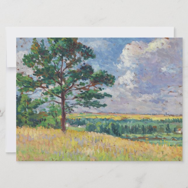 Landsbygdslandskapet kring Méréville, Frankrike (A Kort (Framsida)