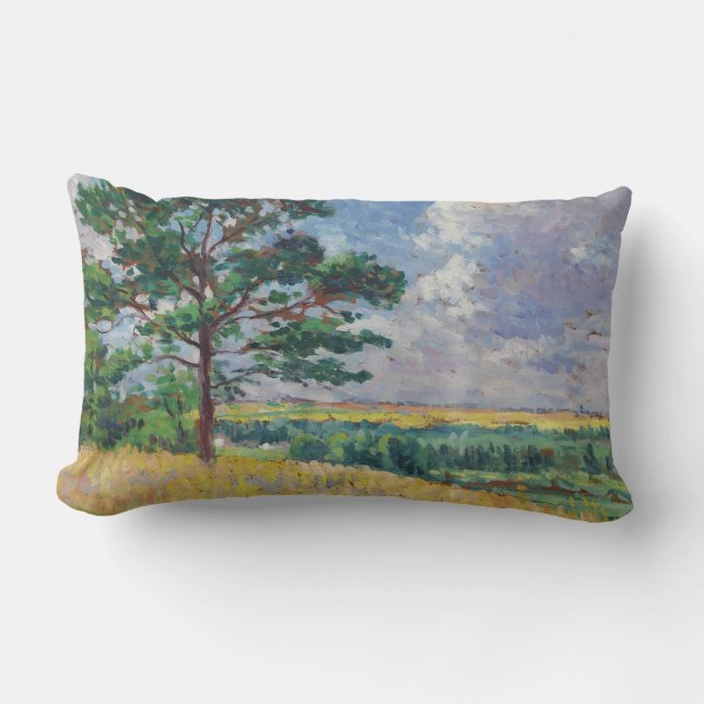 Landsbygdslandskapet kring Méréville, Frankrike (A Lumbarkudde (Framsida)