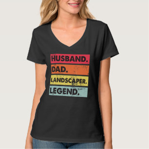 Landsbygdslandskapet make Pappa Gräsmatta Landscap T Shirt
