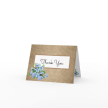 Landsbygdspapper med blommor vikt tackkort