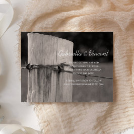 Landsbygdsstängsel efter Landsbyggsbröllop Spara d Spara Datumet