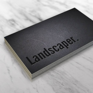 Landsbygdstjänstens Professionell Mörk Struktur Visitkort