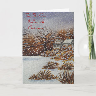 landsbygdstugor på scenen säsong art christmas i s helgkort