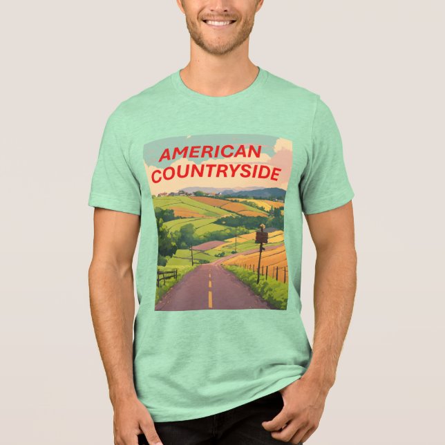 Landsbygdsvägen Anime Podcast Tee (Framsida)