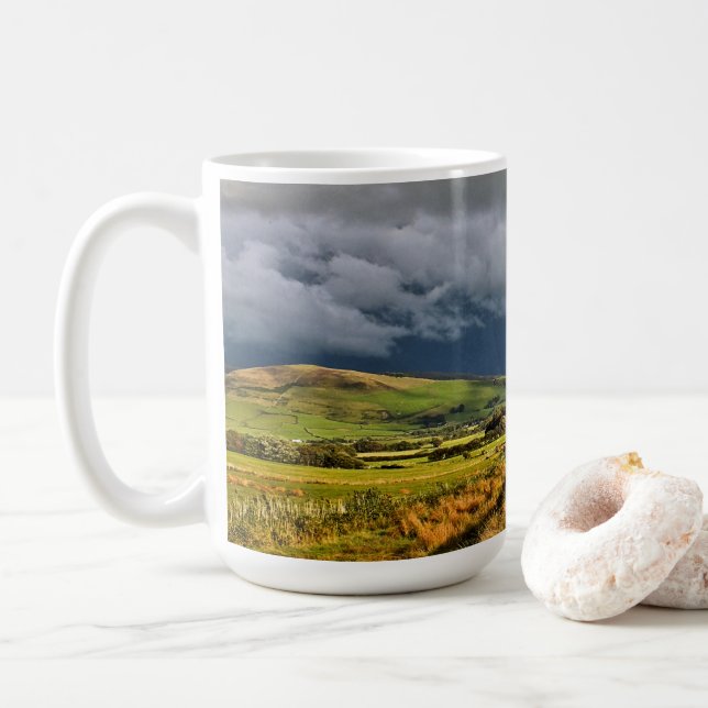 LANDSBYGDSVIEWS WALES KAFFEMUGG (Med munk)