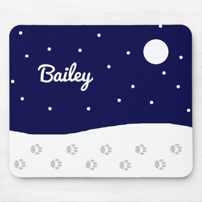 Landsbygdsvinter i lycklig: musmatta (Framsidan)