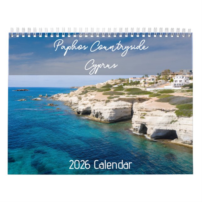 Landsbygdsydofos Cypern genom PaphosLife Calendar Kalender (Omslag)