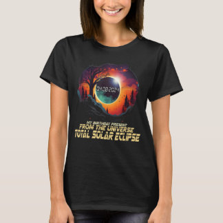 Landsbygdsyta totalt Solar Eclipse Apr 8 2024 Birt T Shirt