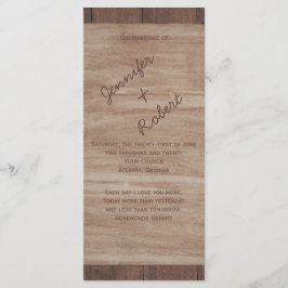 Landsbyggsbröllopet Barn Wood Bears Program