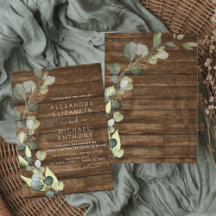 Landsbyggsbröllopet Eucalyptus Greenery Rustic