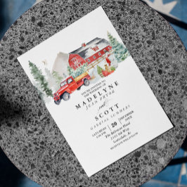 Landsbyggsbröllopet Flyer på julvintern Snö Barn