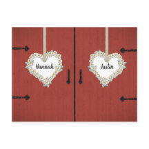 Landsbyggsbröllopet Röda staplar och Daisy Spara d