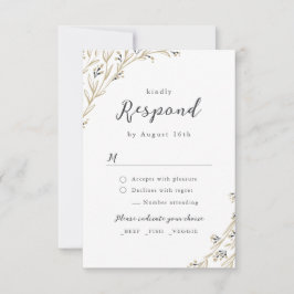 Landsbyggsbröllopet Rustic Barn Wood Boho Blommigt OSA Kort