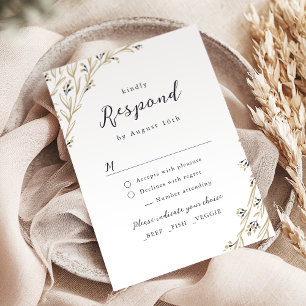 Landsbyggsbröllopet Rustic Barn Wood Boho Blommigt OSA Kort