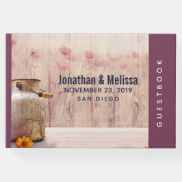 Landsbyggsbröllopet Rustic Mjölk can Gästböcker