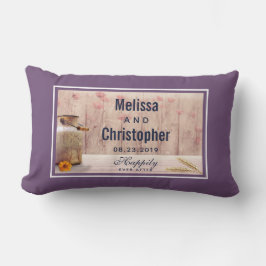 Landsbyggsbröllopet Rustic Mjölk can Lumbarkudde