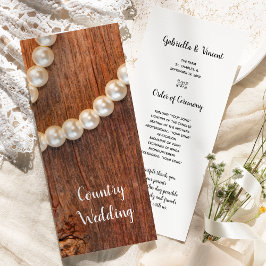 Landsbyggsbröllopet Rustic Pearls Barn Wood Program