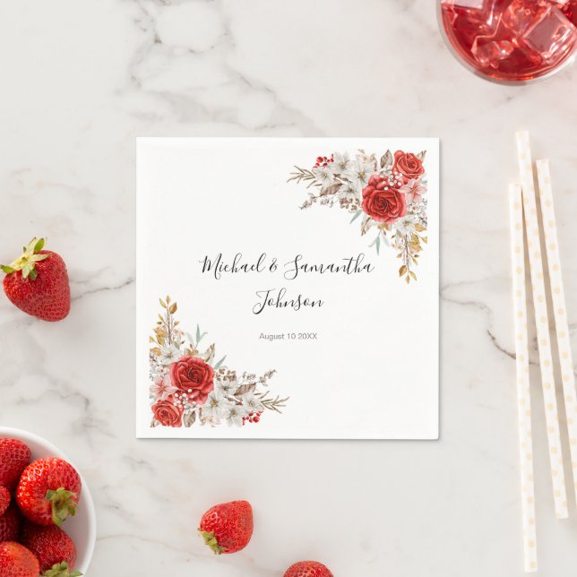 Landsbyggsbröllopet Rustic Ro Pappersservett (Insitu)