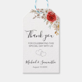 Landsbyggsbröllopet Rustic Ro Presentetikett