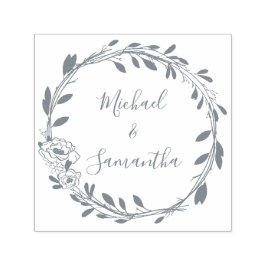 Landsbyggsbröllopet Rustic Ro Självfärgande Stämpel