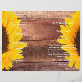 Landsbyggsbröllopet Rustic Solros