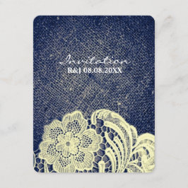 landsbyggsbröllopet snöre i den orustiska marinens inbjudningar