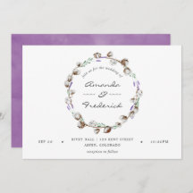 Landsbyggsbröllopet Watercolor Cotton Lavender