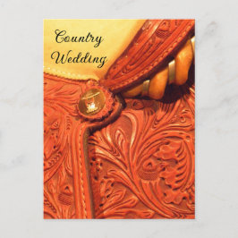Landsbyggsbröllopet western sadel Spara datum Meddelande Vykort