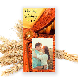 Landsbyggsbröllopet western sadel Spara datum Spara Datumet