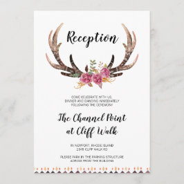 Landsbyggsbröllopets mottagningskort, vattenfärgsh inbjudningar