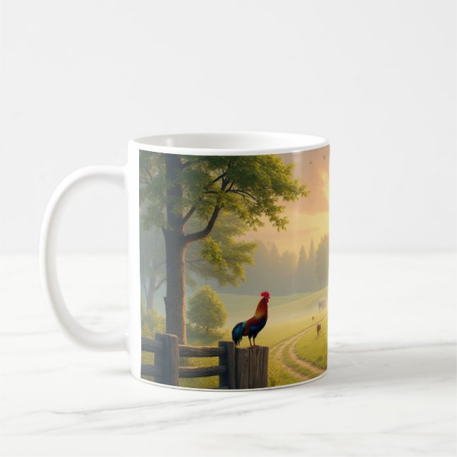 Landsbygmorgon Kaffemugg (Vänster)