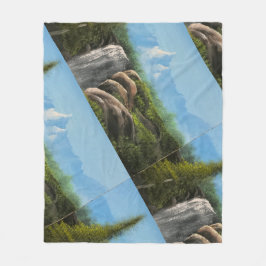Landscape design blanket fleecefilt