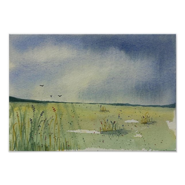 Landscape painting  fototryck (Framsidan)